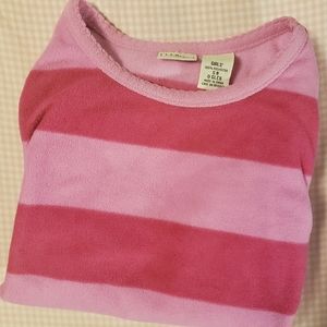 ❤ Pink L.L. Bean Fleece Pajama Shirt ❤